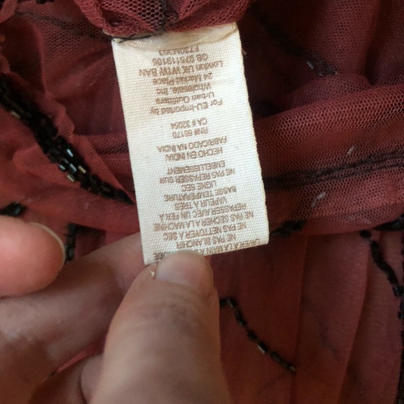 Free People Embellished Beaded Slip Dress - Picture 5 of 8